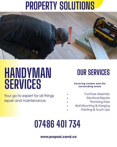 Professional tradesperson installing wood flooring in a London home